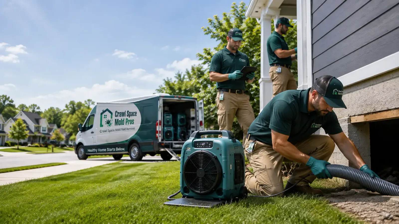 Crawl Space Mold Removal in Gilchrist, OR